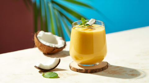 Tropical Coconut Mango Smoothie