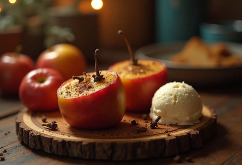 Clove Spiced Baked Apples