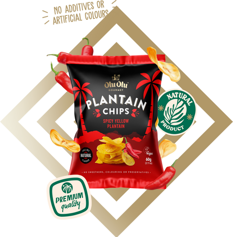 Plantain Chips Spicy Yellow