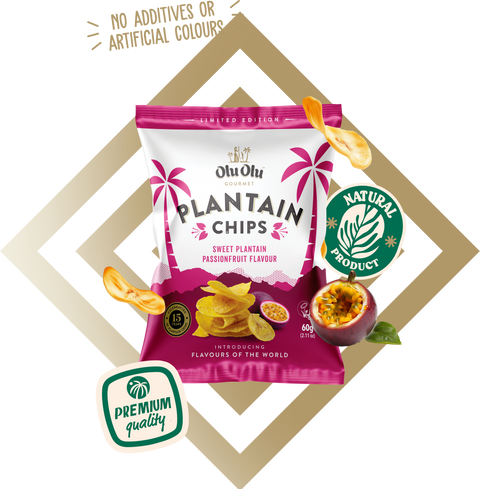 Plantain Chips Passion Fruit (Limited edition)