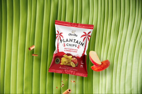 Plantain Chips Apple & Cinnamon (Limited edition)