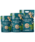 Chawli / Ewa Black Eyed Beans grouped different sizes
