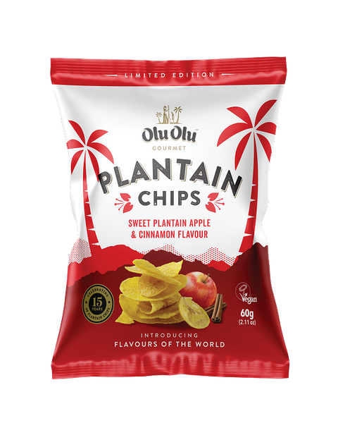 Plantain Chips Apple & Cinnamon (Limited edition)