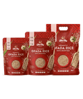 Aromatic Ofada Rice - exotic brown rice grouped different sizes